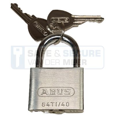 Abus hangslot titalium 64/40  